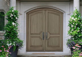 Wood'n Finish Front Door Kit (Double) - Weathered Wood