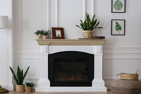 Light wood Raw Wood Kit from Retique It® Wood'n Finish Kits, featuring a textured finish suitable for fireplace mantles.