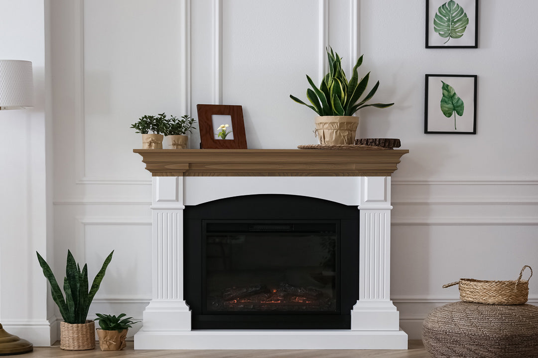 Fireplace Mantel Wood'n Finish Kit - Barn Wood
