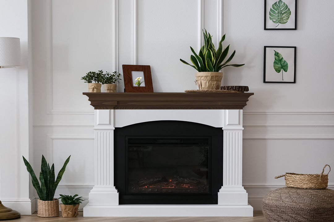 Fireplace Mantel Wood'n Finish Kit - Black Walnut