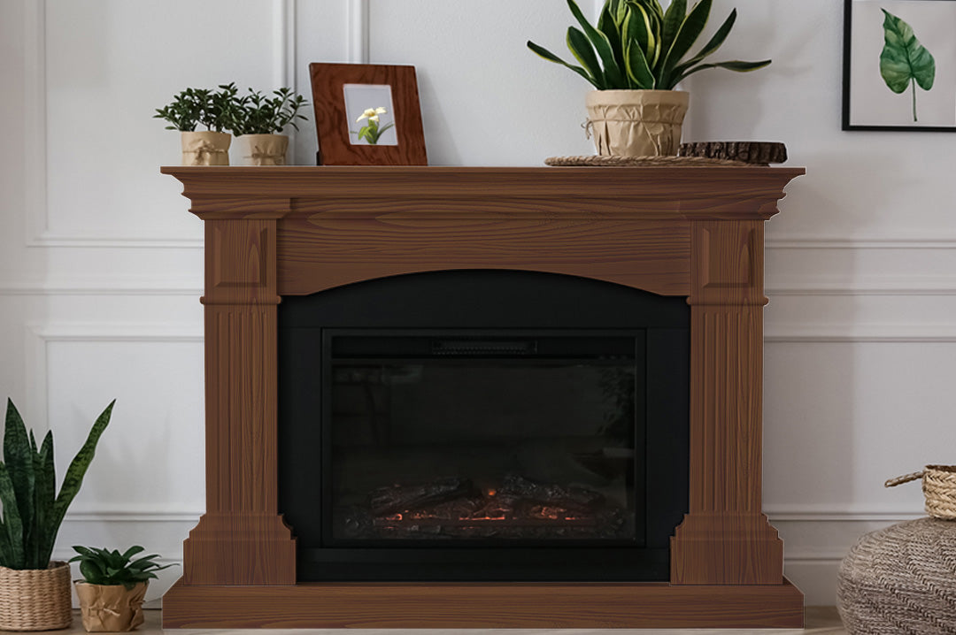 Fireplace Wood'n Finish Kit (Full Fireplace) - Black Walnut