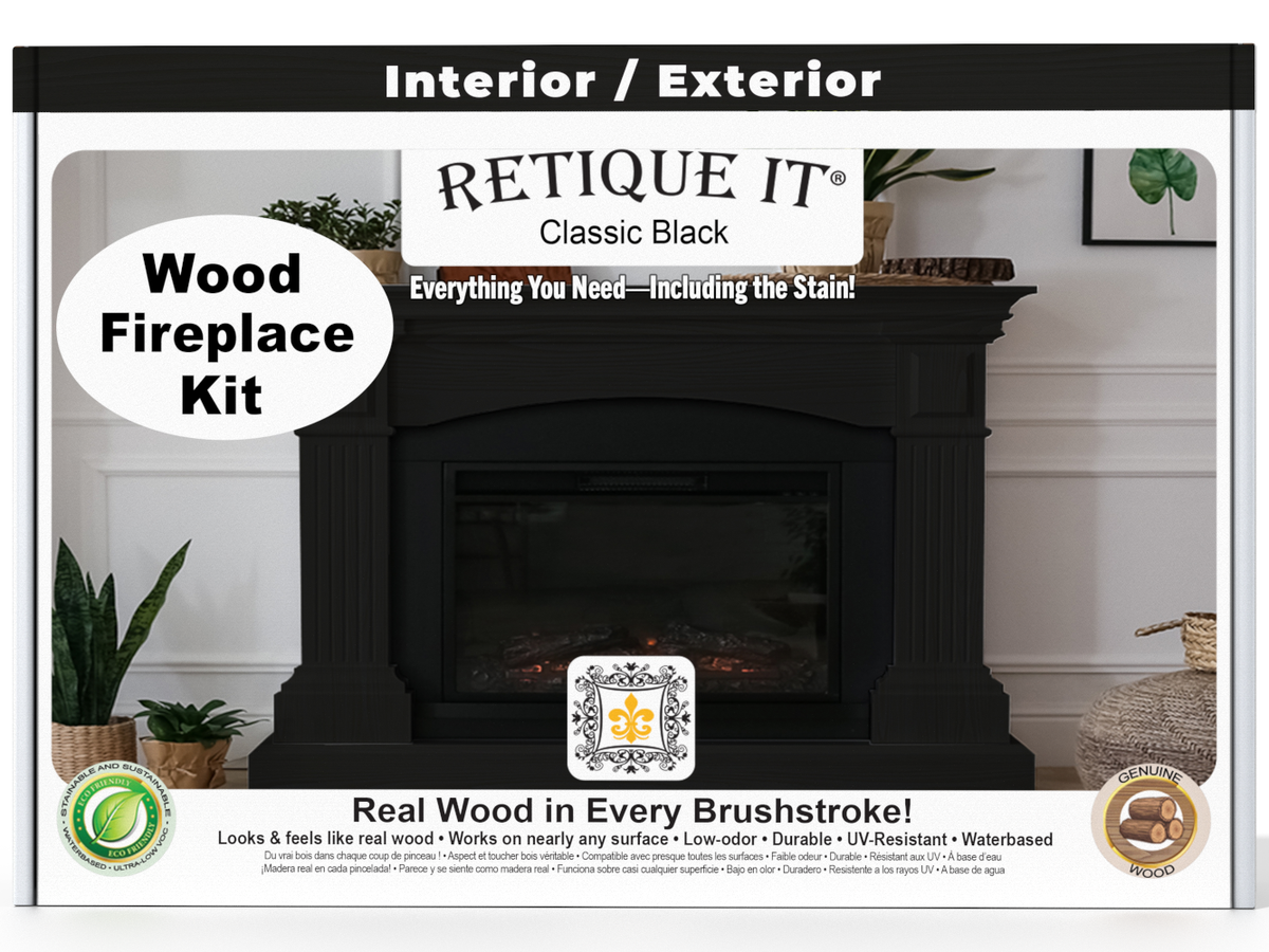 Fireplace Wood'n Finish Kit (Full Fireplace) - Classic Black
