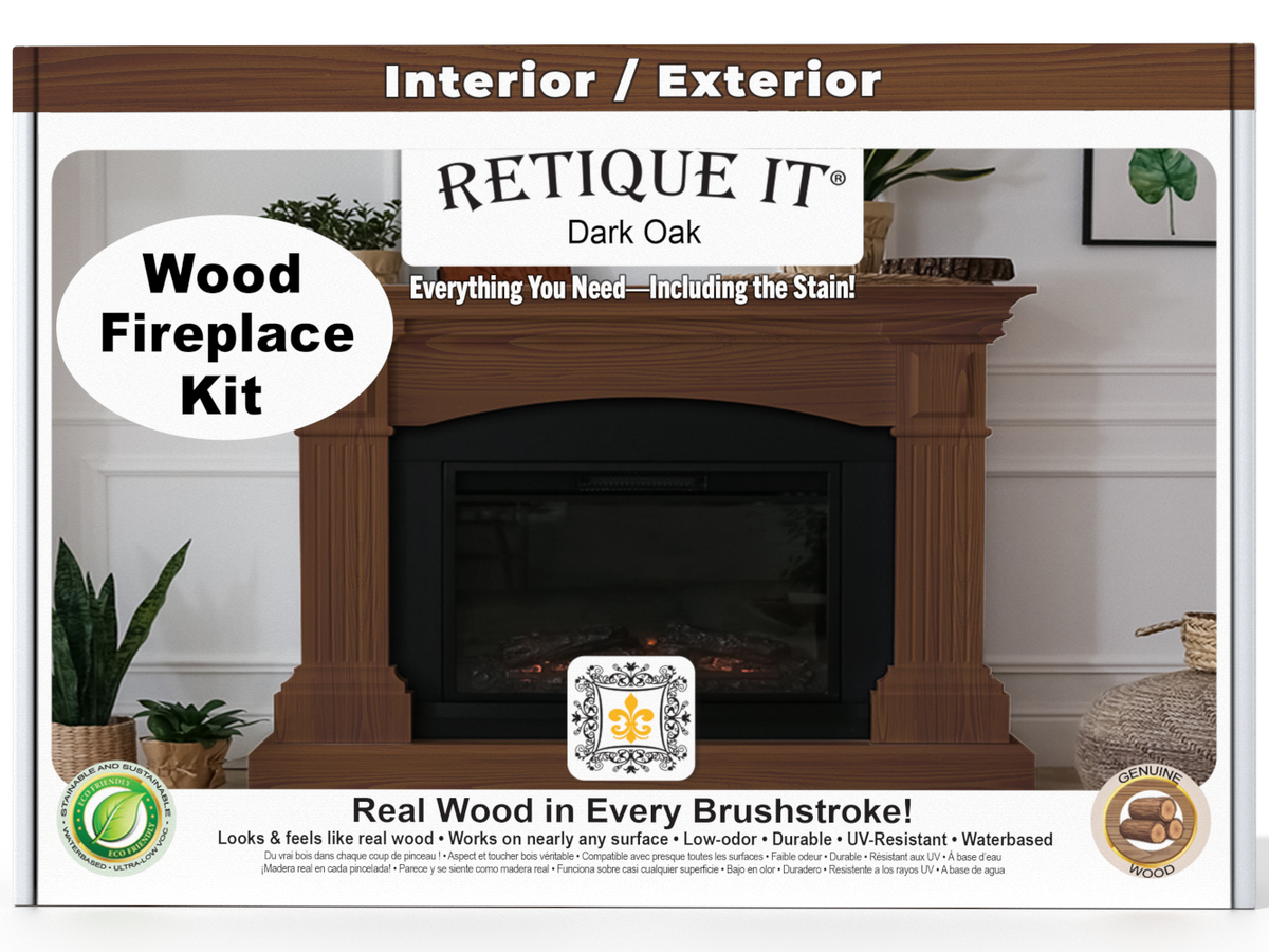 Fireplace Wood'n Finish Kit (Full Fireplace) - Dark Oak