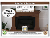 Fireplace Wood'n Finish Kit (Full Fireplace) - Dark Oak