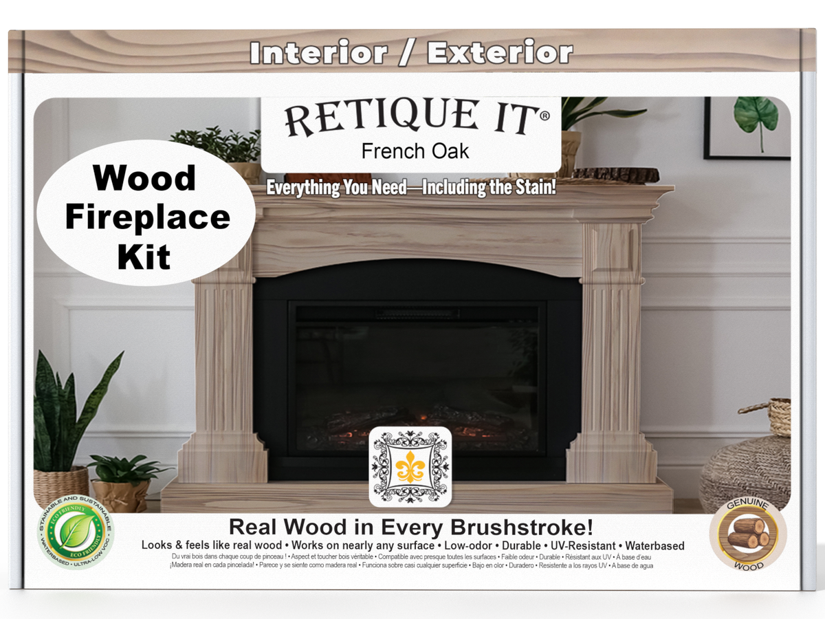 Fireplace Wood'n Finish Kit (Full Fireplace) - French Oak