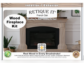 Fireplace Wood'n Finish Kit (Full Fireplace) - French Oak