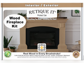 Fireplace Wood'n Finish Kit (Full Fireplace) - Pickled Oak