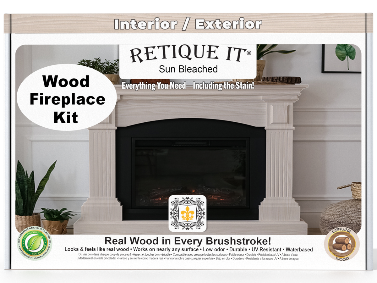 Fireplace Wood'n Finish Kit (Full Fireplace) - Sun Bleached