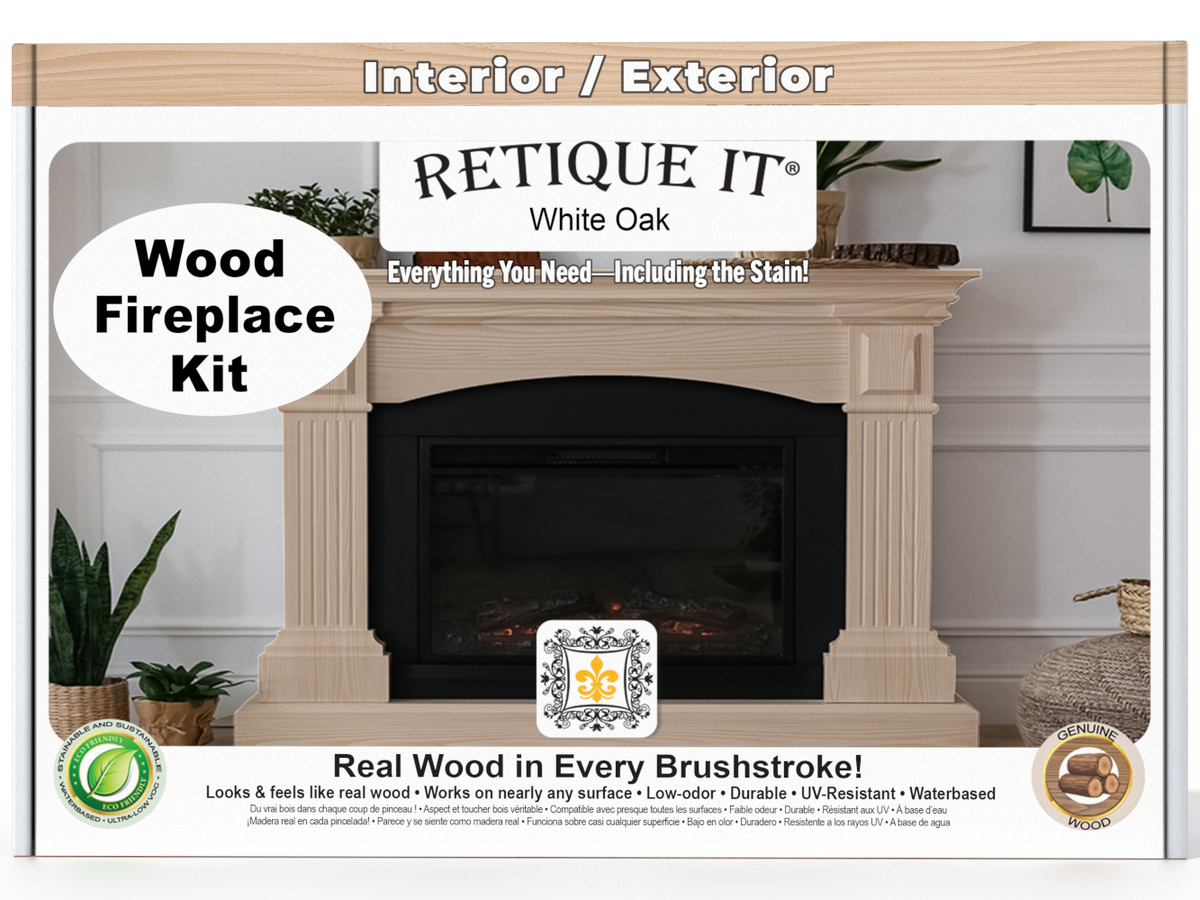 Fireplace Wood'n Finish Kit (Full Fireplace) - White Oak