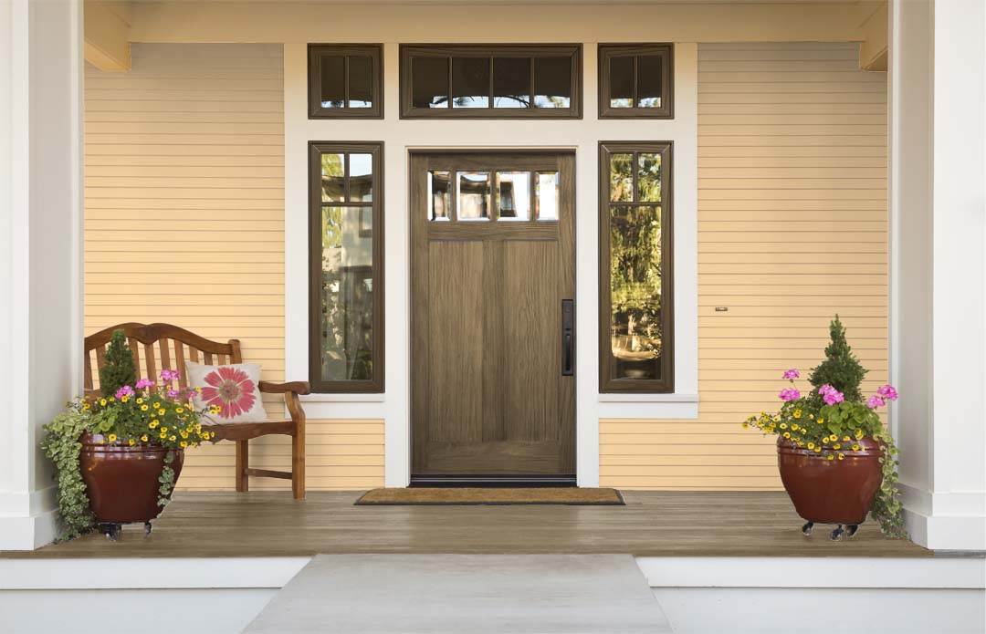 Wood'n Finish Front Door Kit - Black Walnut - Retique It®