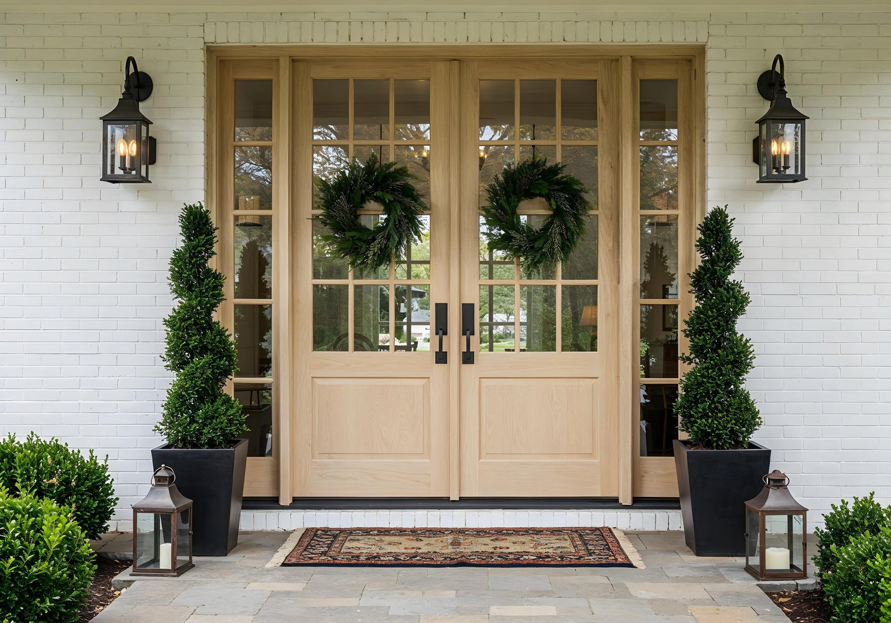 Wood'n Finish Front Door Kit - White Oak