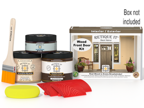 Wood'n Finish Front Door Kit - Black Walnut