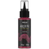 DecoArt Bloom Texture Paint in Desert Petal, front view of the paint container label