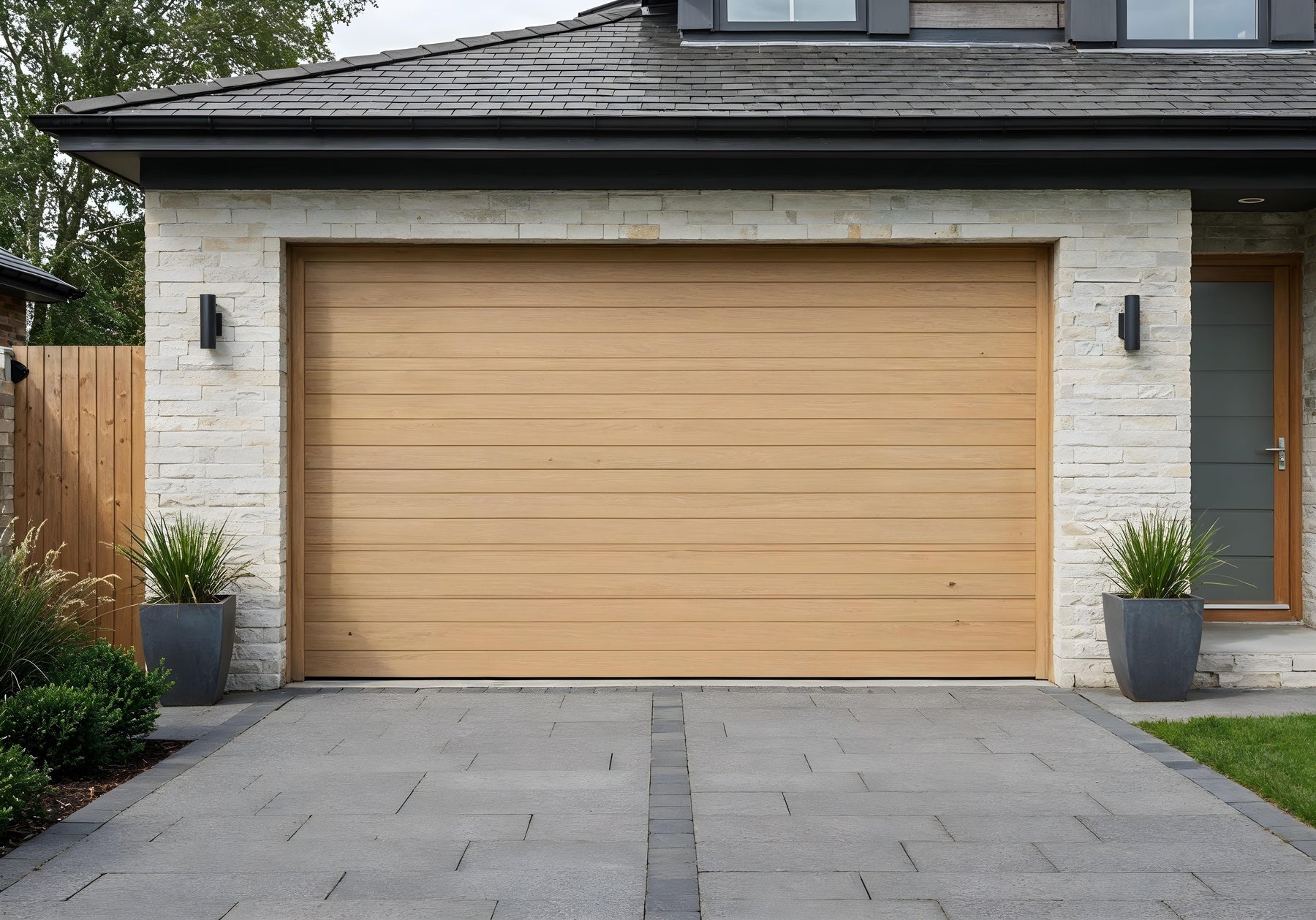 Wood'n Door Kit (Garage Door) - White Oak