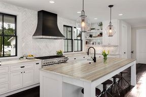Retique It® Raw Wood Kit in bleached finish, showing medium-sized wood pieces with a natural, textured grain for kitchen countertop projects.