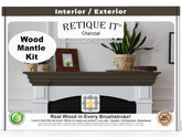 Fireplace Mantel Wood'n Finish Kit - Charcoal