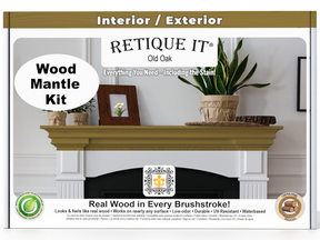 Fireplace Mantel Wood'n Finish Kit - Old Oak