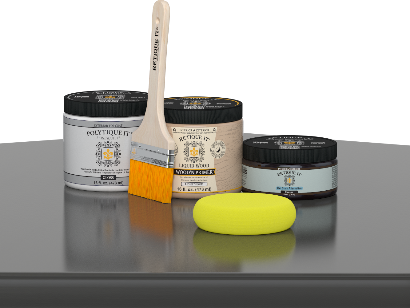 Wood'n Door Smooth Finish Kit - Charcoal