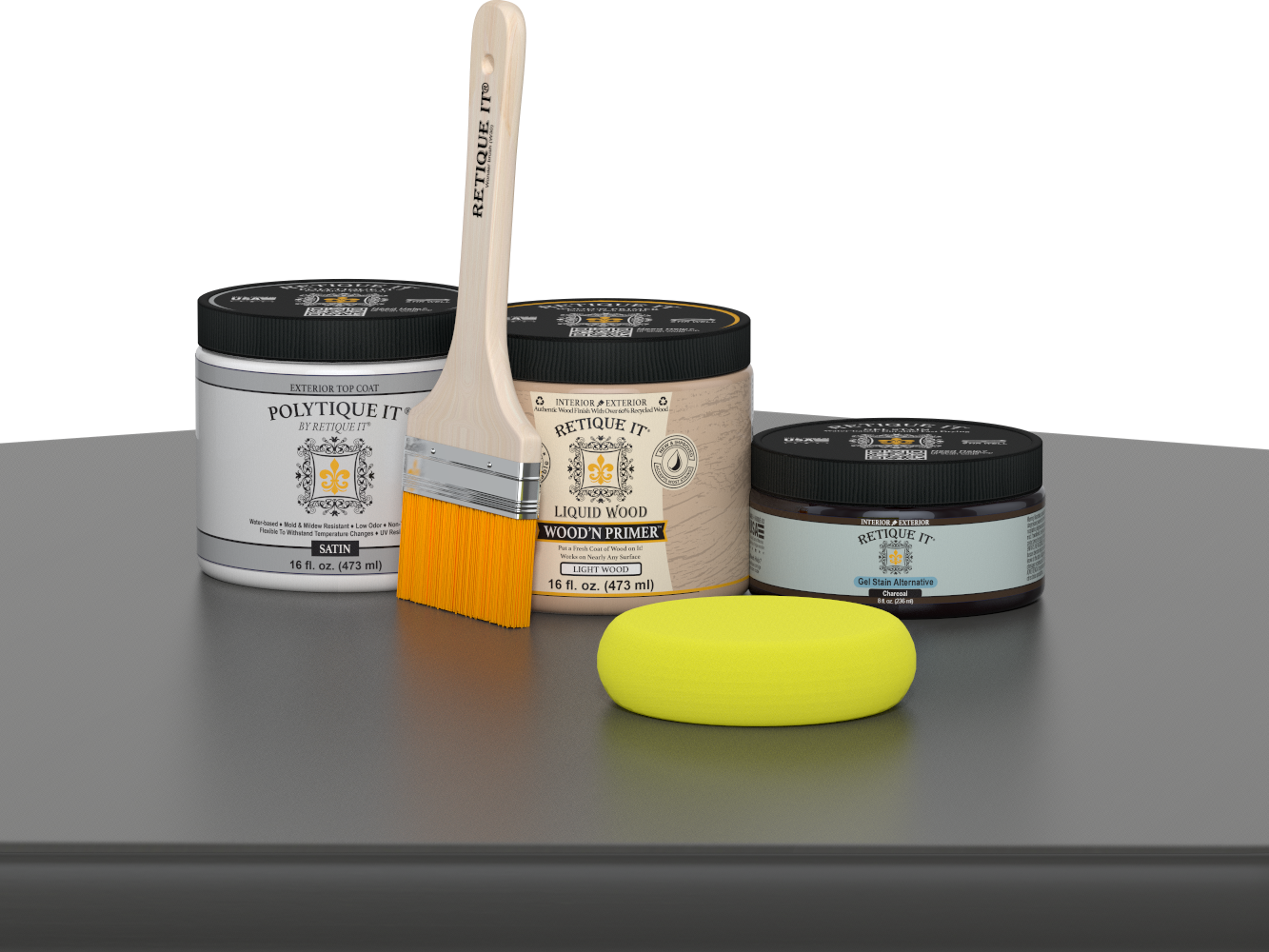 Wood'n Door Smooth Finish Kit - Charcoal