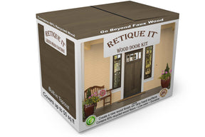 Wood'n Finish Front Door Kit - Charcoal