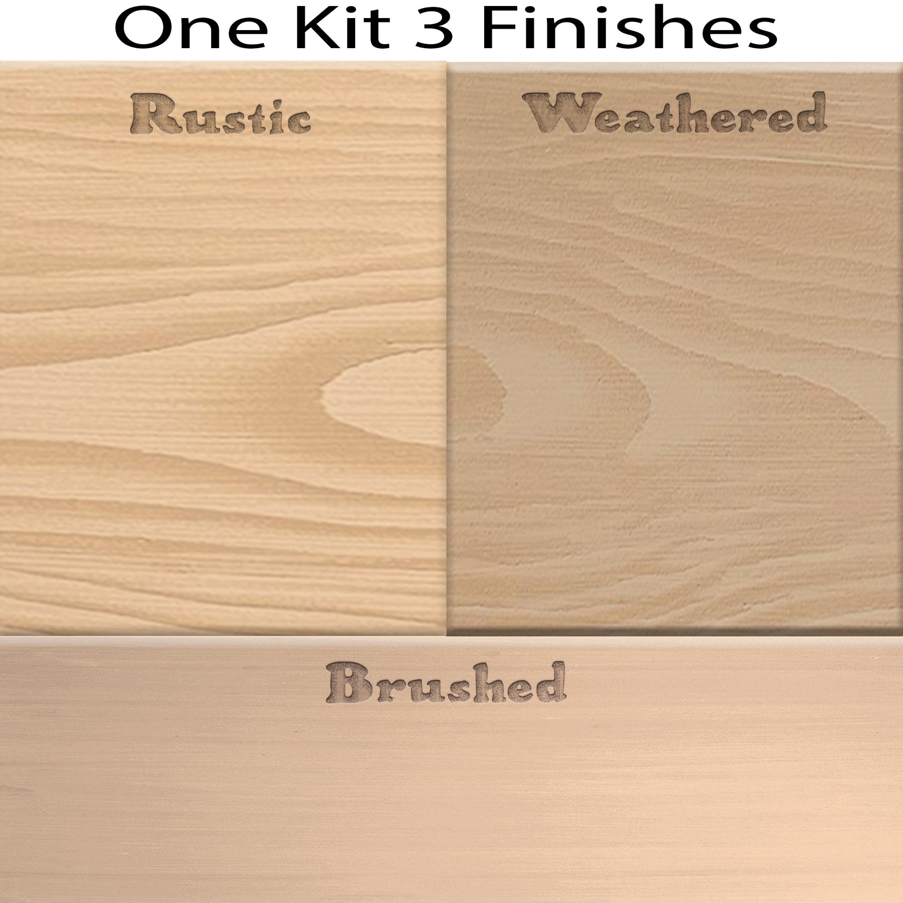 Fireplace Mantel Wood'n Finish Kit - White Oak