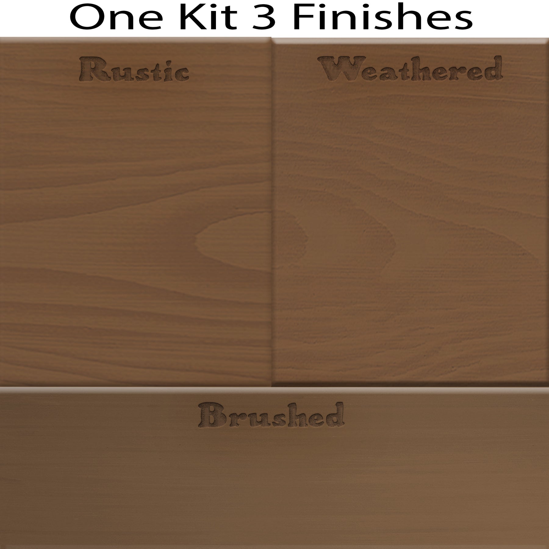Wood'n Door Kit (Front & Garage Door) - Dark Oak