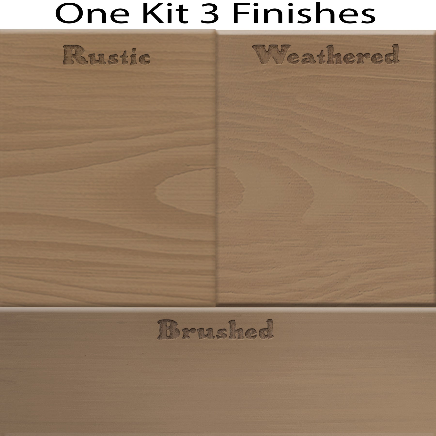 Weathered Finish Kit - Barn Wood