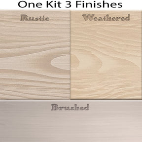 Wood'n Cabinet Kit (48 Door / Grained) - Sun Bleached