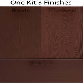 Wood'n Cabinet Kit (12 Door / Grained) - Red Mahogany - Retique It®
