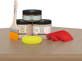 Retique It Fireplace Wood'n Finish Kit in Pickled Oak stain, designed for full fireplace restoration and wood finishing.