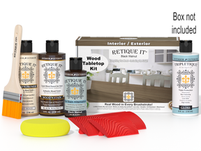 Tabletop Wood'n Finish Kit - Black Walnut