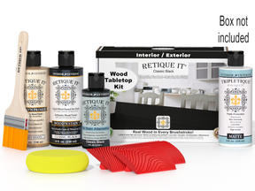 Tabletop Wood'n Finish Kit - Classic Black