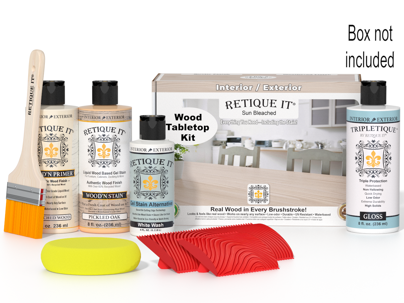 Tabletop Wood'n Finish Kit - Sun Bleached