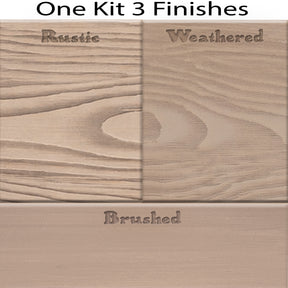 Retique It® Wood'n Finish Kit in French Oak, medium size multi-purpose interior top coat with color swatch and finish options.