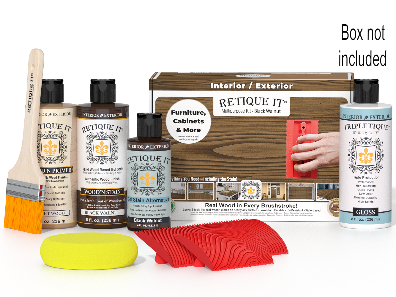 Multi-purpose Wood'n Kit - Black Walnut - Interior Top Coat