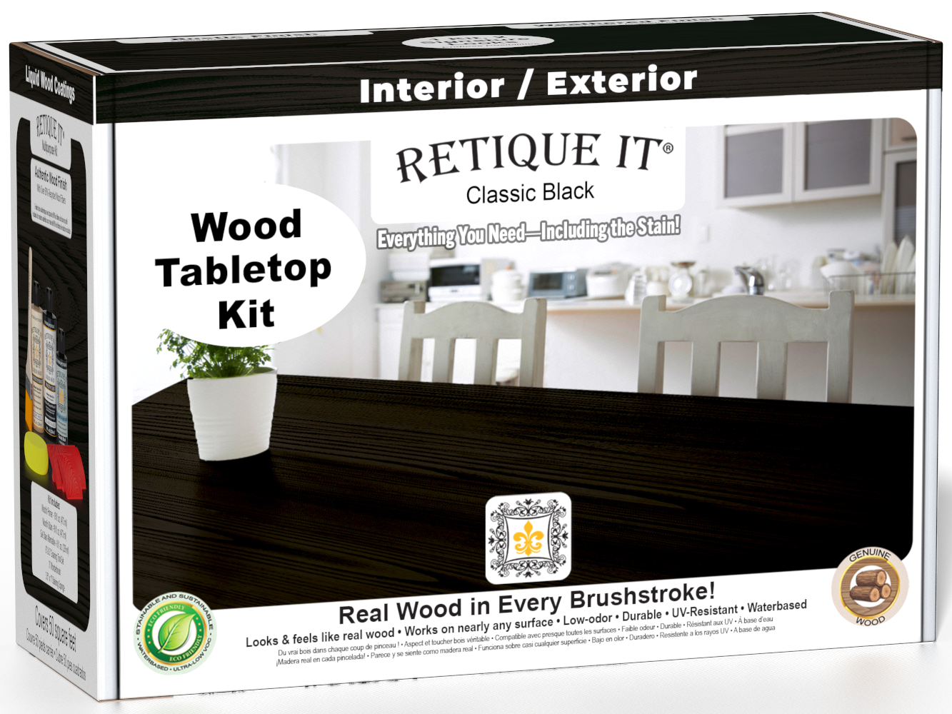 Tabletop Wood'n Finish Kit - Classic Black