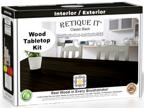 Tabletop Wood'n Finish Kit - Classic Black