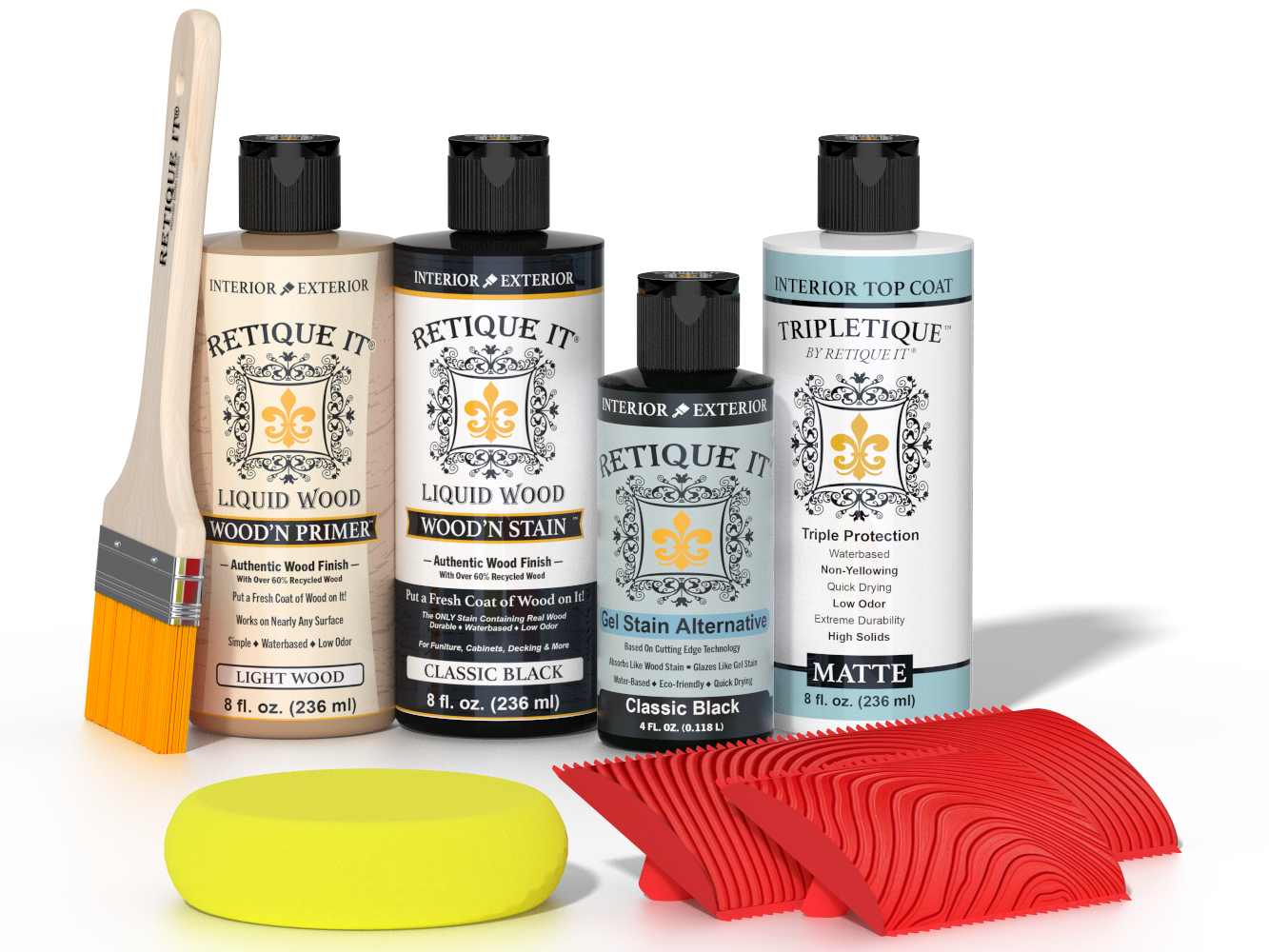 Tabletop Wood'n Finish Kit - Classic Black
