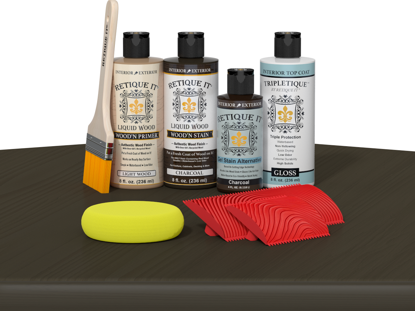 Tabletop Wood'n Finish Kit - Charcoal