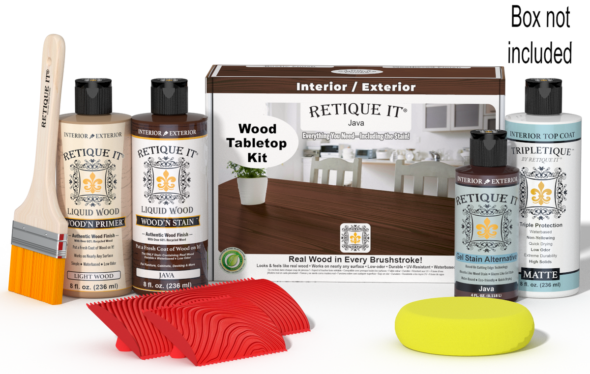 Tabletop Wood'n Finish Kit - Java