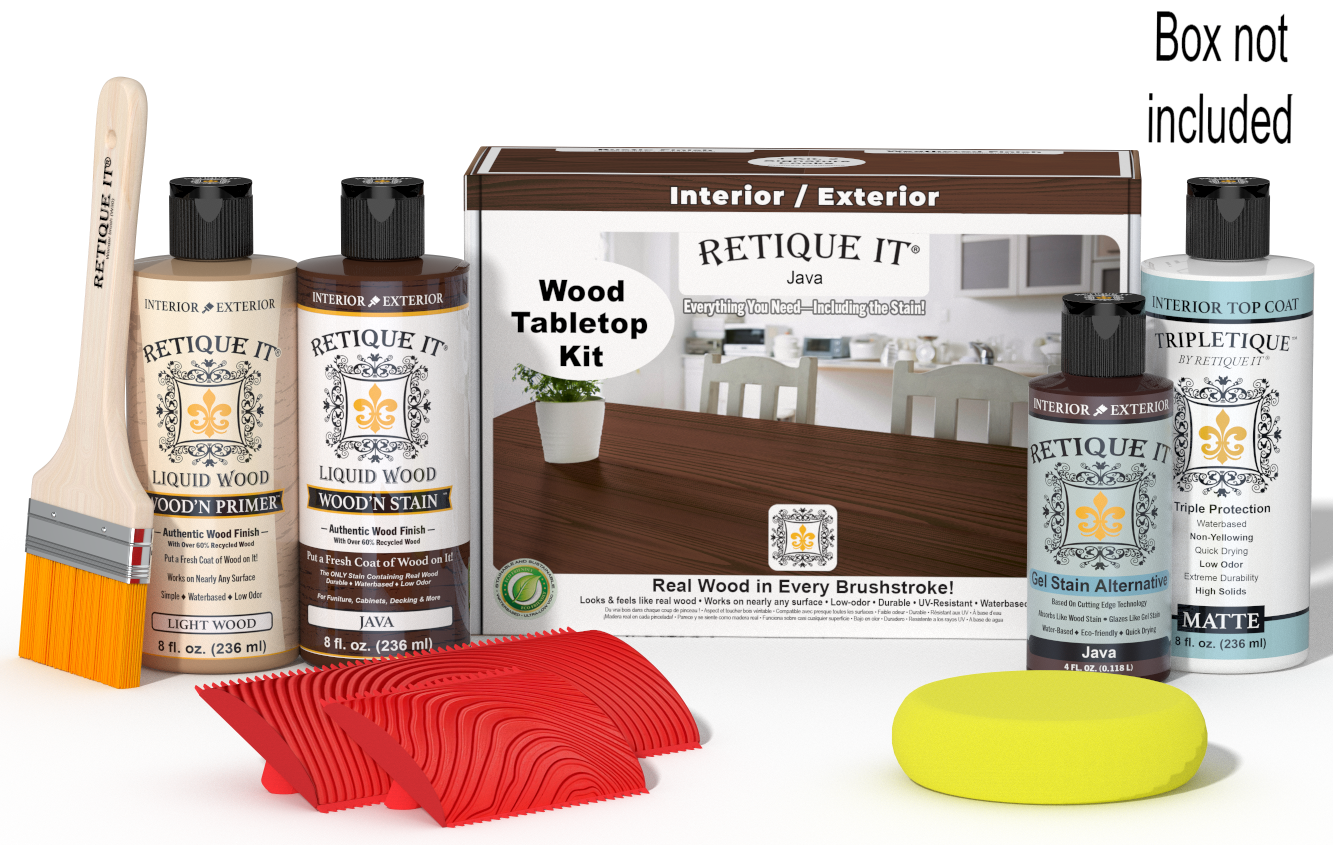 Tabletop Wood'n Finish Kit - Java
