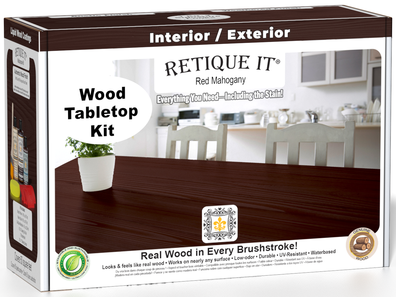 Tabletop Wood'n Finish Kit - Red Mahogany