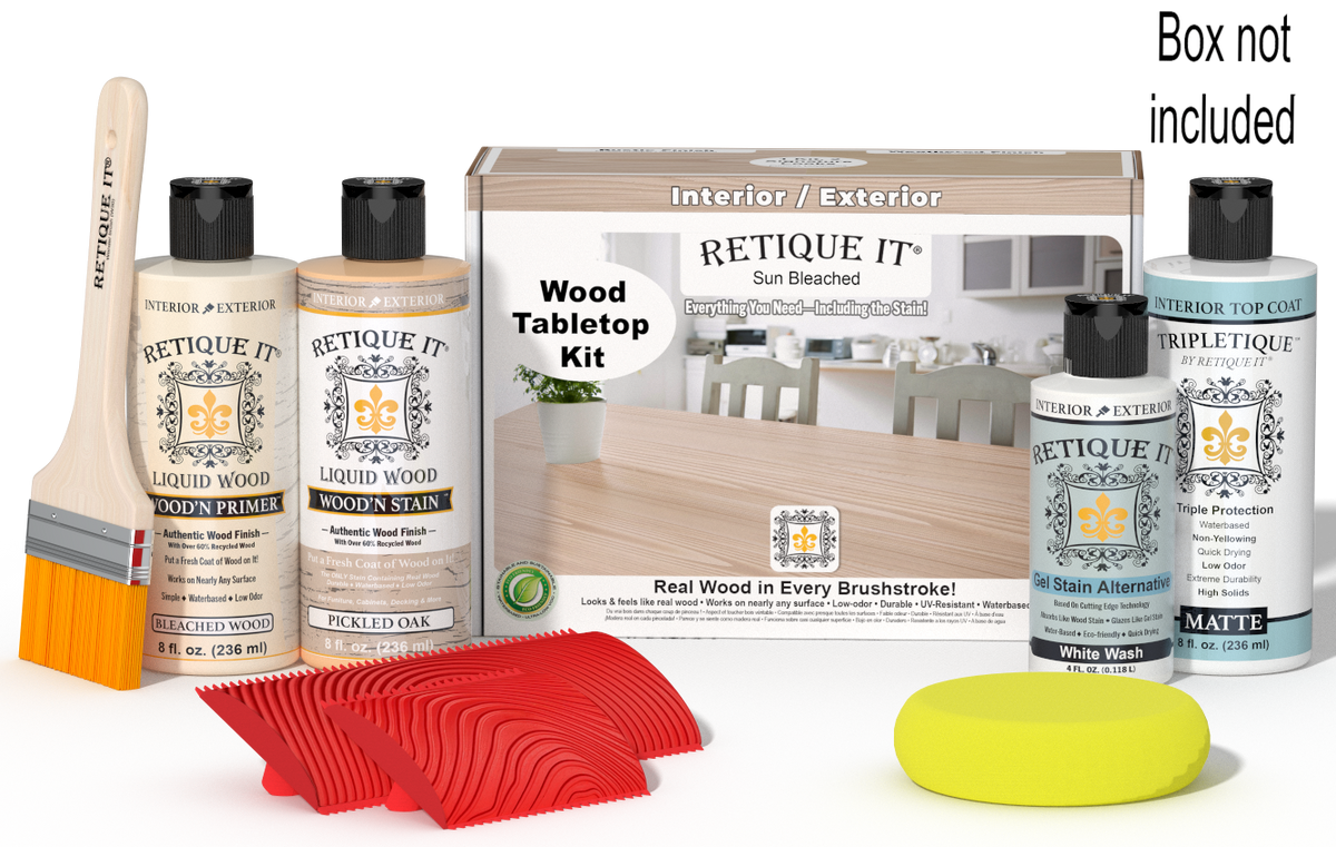 Tabletop Wood'n Finish Kit - Sun Bleached