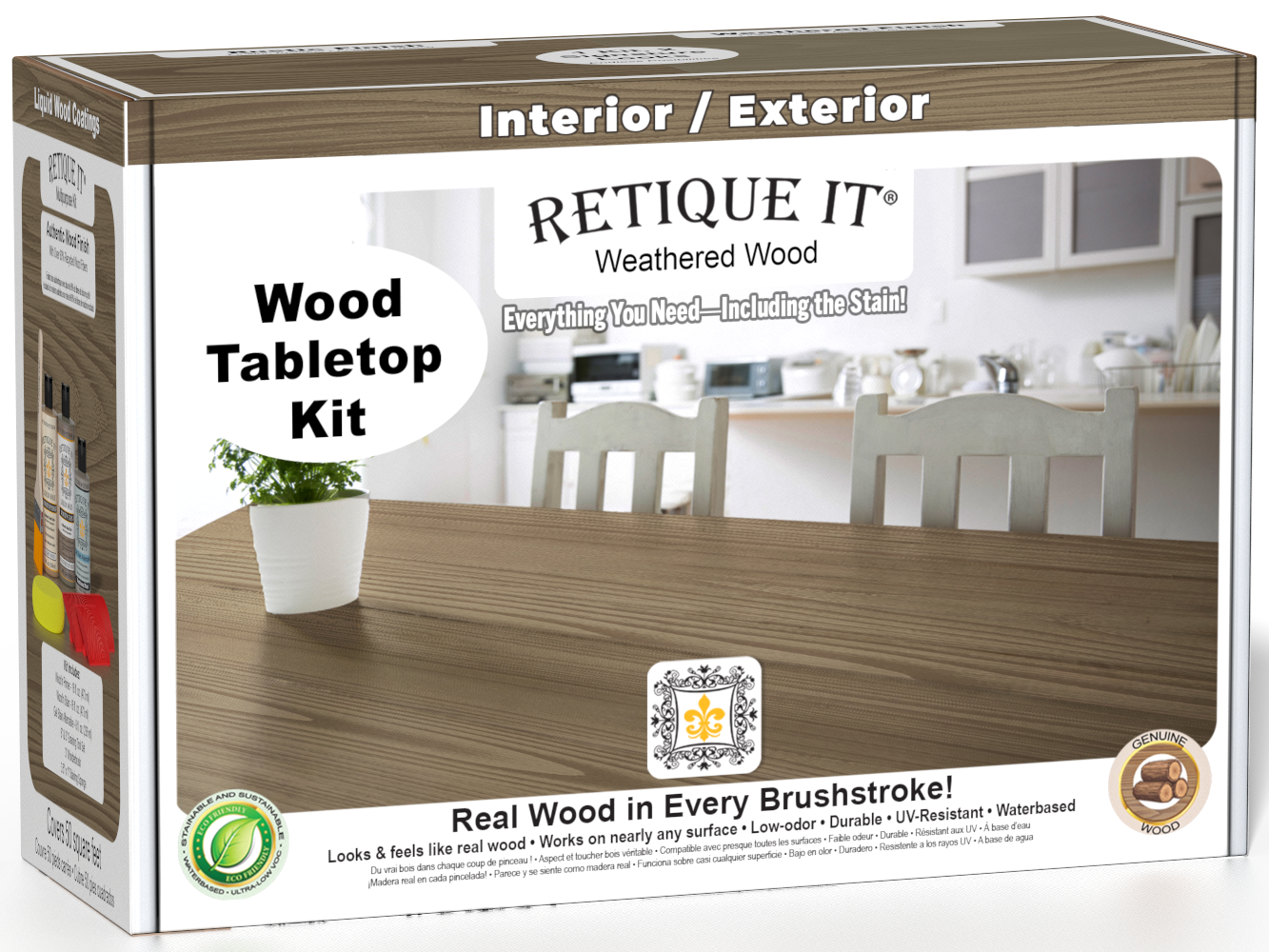 Tabletop Wood'n Finish Kit - Weathered Wood