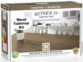 Tabletop Wood'n Finish Kit - Weathered Wood