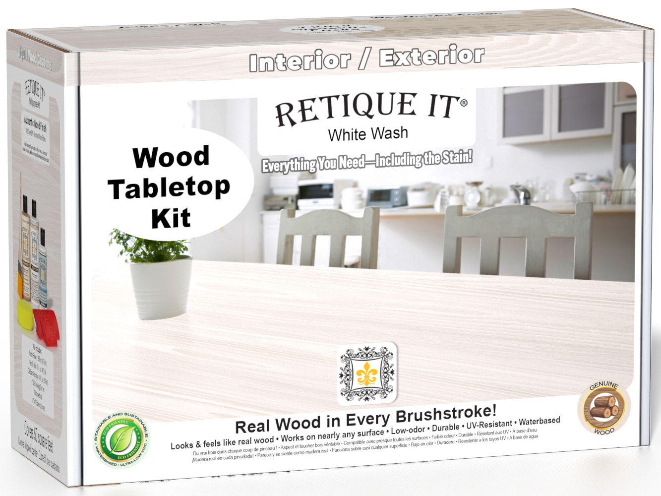 Tabletop Wood'n Finish Kit - White Wash