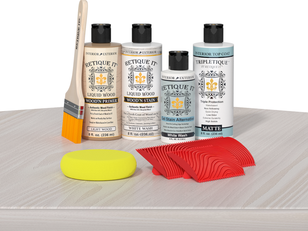 Tabletop Wood'n Finish Kit - White Wash