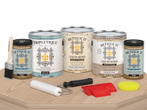 Retique It® Wood'n Finish Kit in WNK128 WOAK TPLQ matte wood finish for furniture and crafts.