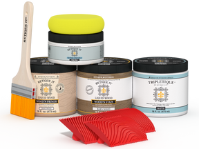 Double size French Oak Wood'n Finish Kit stain by Retique It for wood furniture and surfaces.