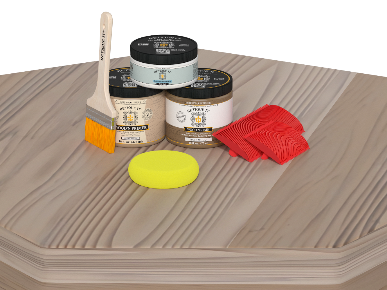 Fireplace Wood'n Finish Kit (Full Fireplace) - French Oak